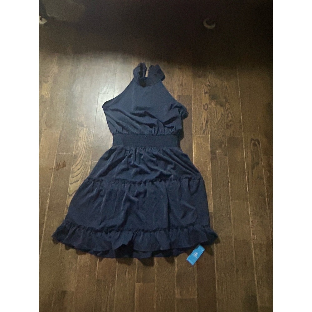 Cupshe Women's Blue Dress Size Medium Ruffle NWT
